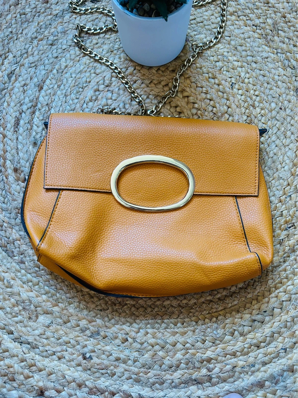 💛🌿Gele okergele bohemien chique schoudertas Crossbody-tas gouden oker🌿💛 – photo 15